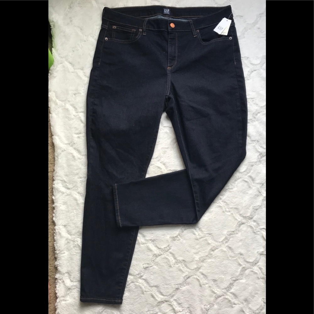 NWT Gap Curvy True Skinny dark wash jean